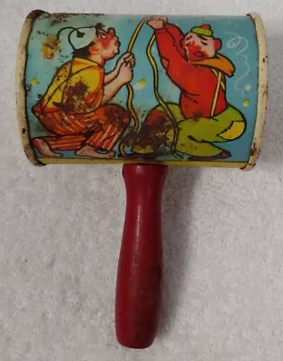 Vintage T. Cohn Tin Noisemaker Clowns Dog Duck • $4.99