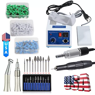 Marathon Dental Lab Micromotor Drill Polisher Machine N3/35K RPM Handpiece/10Bur • $7.59