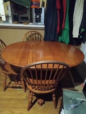 Nice Kitchen Table With Three Chairs • $200