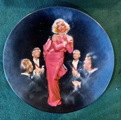 Bradford Exchange Marilyn Monroe Plate - Diamonds Are A Girl's Best Friend • $10