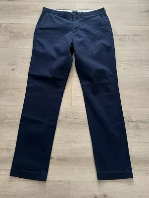 J. Crew Stretch 770 Men’s 34 X 32.5 Chino Style Pants Blue • $20.99