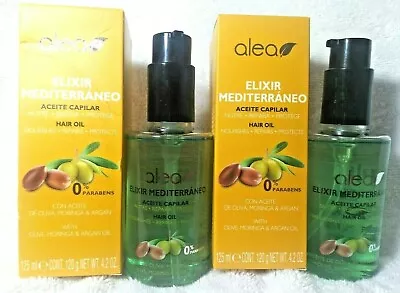 ALEA ELIXIR MEDITERRANEO HAIR OIL WITH OLIVE MORINGA & ARGAN OIL-125ml/4.5oz • $26.59