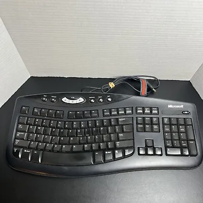 Microsoft Comfort Curve Ergonomic Keyboard 2000 V1.0 KU0459 Wired Tested - Read • $24.99