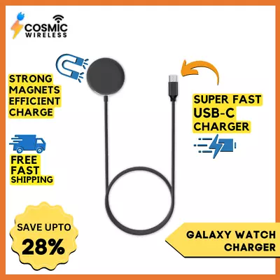 FAST Wireless (USB-C) Charger For Samsung Galaxy Watch 6/5/5 Pro/4/3 • $6.88