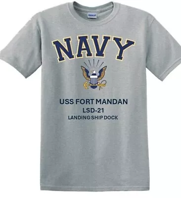 Uss Fort Mandan  Lsd-21* Amphibious *navy Eagle*shirt. Officially Licensed • $29.95