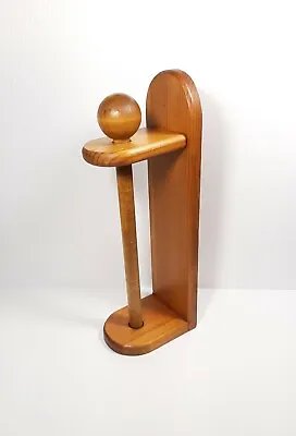 Vintage  Wooden Paper Towel Holder  Stand Up  Counter Top  Hand Made(S3TOP) • $26