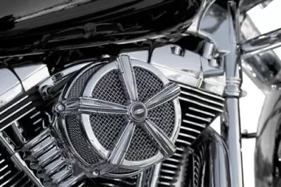 Kuryakyn 9451 Hi-Five Mach 2 Air Cleaner Chrome For Harley Custom Applications • $168.81