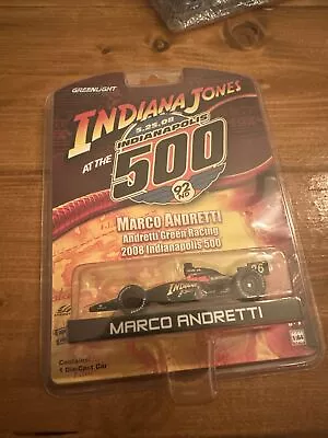 Greenlight 1 64 Scale Diecast Car Marco Andretti Indiana Jones 2008 Promo Sealed • $24.99