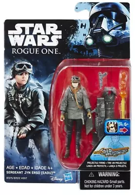 Star Wars Rogue One Sergeant Jyn Erso (Eadu) 3.75 Inch Action Figure • $8