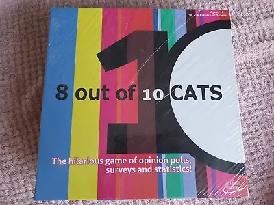 8 OUT OF 10 CATS By Rocket Games Family Fun Board Game BRAND NEW SEALED BNIB • £19.99