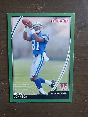 CALVIN JOHNSON Megatron 2007 ROOKIE CARD Football Topps Total DETROIT LIONS RC • $3.99