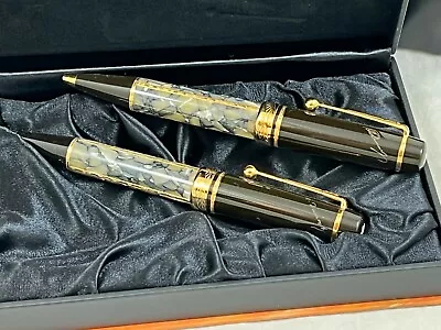 MONTBLANC Alexandre Dumas FATHER AND SON Set Limited Edition Ballpoint Pens • $1600