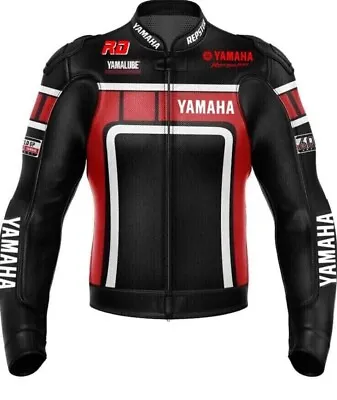 Brand New Yamaha  Motorbike Leather Racing Jacket Ce Approved • £155