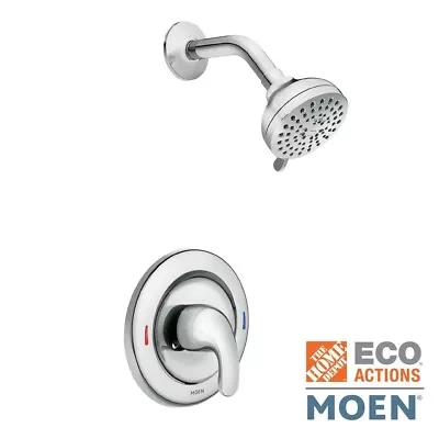 MOEN Adler Single-Handle 4-Spray Shower Faucet W/ Valve Chrome Valve Included • $54.89