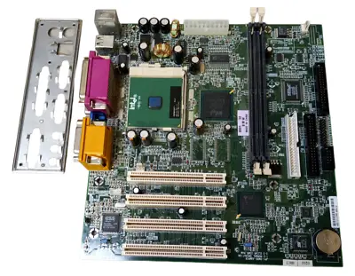 Compaq 157126-102 MOTHERBOARD W/ Intel Celeron 800 MHz & I/O Shield • $39.49