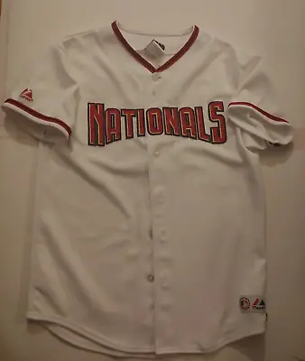 $25 • Buy Ryan Zimmerman #11 Washington Nationals Majestic Baseball Jersey XL White Youth