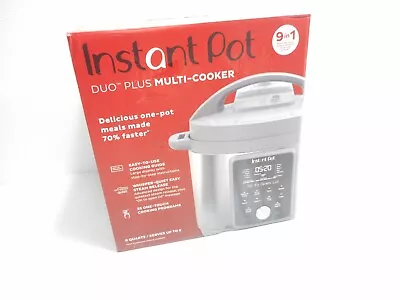 Instant Pot Duo Plus 6-Quart Whisper Quiet 9-in-1 Electric Pressure Cooker -NEW • $99.99