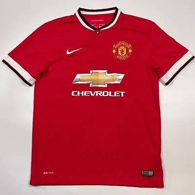 Nike Manchester United Jersey Adult Medium Dri-Fit Soccer Short Sleeve Custom • $24.99