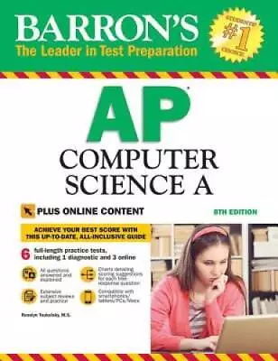 Barron's AP Computer Science A 8th Edition: With Bonus Online Tests - GOOD • $4.10