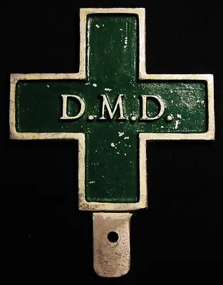 VTG D.M.D. DOCTOR OF MEDICINE IN DENTISTRY ALUMINUM LICENSE PLATE TOPPER Dentist • $45