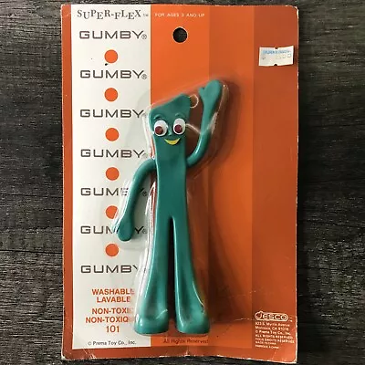 Jesco GUMBY Super-Flex Bendy Toy 6  Bendable Figure  New Sealed Vintage • $24.32