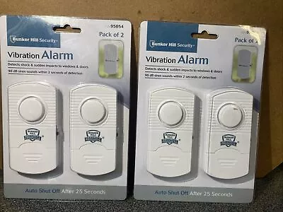 2 Bunker Hill Security Window And Door Vibration Alarms M# 95054 Auto Shift Off • $32