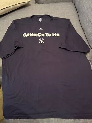 Majeatic New York Yankees Gotta Go To Mo T-Shirt 2XL - Mariano Rivera • $40