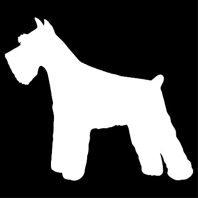 Miniature Mini Schnauzer Vinyl Decals Phone Laptop Car Sticker • $3.99