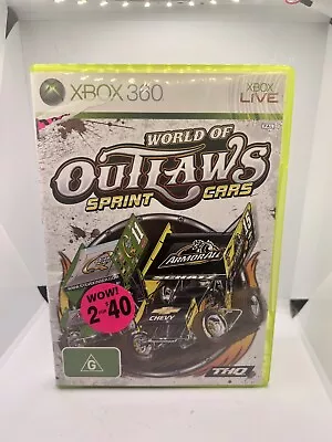 World Of Outlaws Sprint Cars - Xbox 360 COMPLETE With Manual - PAL Tested • $11.95