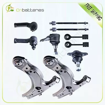 10 Suspension Kit Ball Joint Tie Rods Control Arm For 02-10 VW Jetta Golf Beetle • $70.99