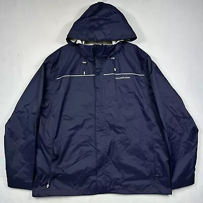 VINEYARD VINES Beacon Full Zip Rain Coat Windbreaker Nautical Navy Mens XL $135 • $29.85