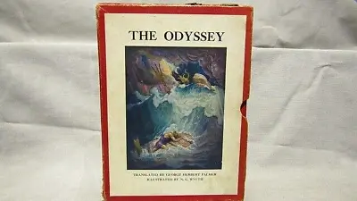 Odyssey Of Homer. Signed 1st NC Wyeth Illustrated Edition 1929 12 Color Plates. • $1200