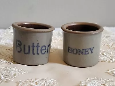 Vintage Tiny Honey & Butter Crock 1.5  • $6