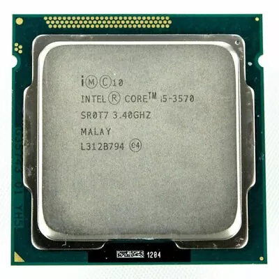 Intel Core I5-3570 3.4GHz Quad Core Socket LGA1155 6MB Cache SR0T7 WORKING • $19