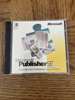 Microsoft Publisher 97 PC Software • $39.88