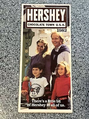 Hershey Chocolate Town USA Brochure 1982 Dauphin County PA Amusement Park • $10.27