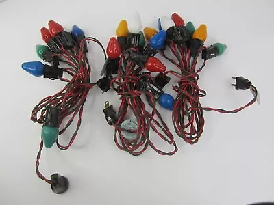 3 Cords Of Reliance Christmas Tree Lights 21 Multi Color  Red Green Cord Working • $29.99