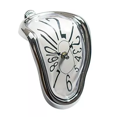 Melting Clock Salvador Dali Watch Melted Clock For Decorative Home Office She... • $22.49