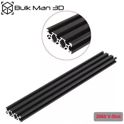 2060 V-slot Aluminum Profile Extrusion 100-1500mm Linear Rail For CNC 3D Printer • $40.89