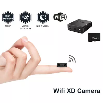 1080P Mini Camara Oculta De Seguridad Espia WiFi Inalambrica Con Audio Y Video • $18.04
