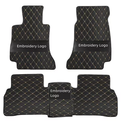 Volvo S40 S60 S80 S90 Custom Rhombus Car Floor Mats All Weather Leather Pads • $59.99