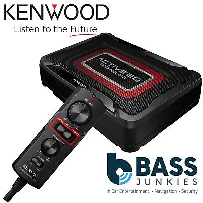 Kenwood KSC-PSW7EQ - 160 Watts Active Amplified Underseat Car Subwoofer • £169