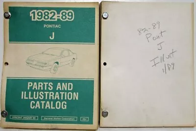 $95.35 • Buy 1982-1989 Pontiac Sunbird Parts And Illustration Catalog