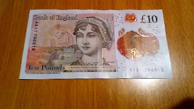 Rare AA11 Ten Pound Note • £7550