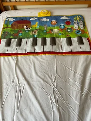 Carousel Piano Mat Keyboard Play Mat Music Dance Mat With 10 Keys Piano Mat • £10