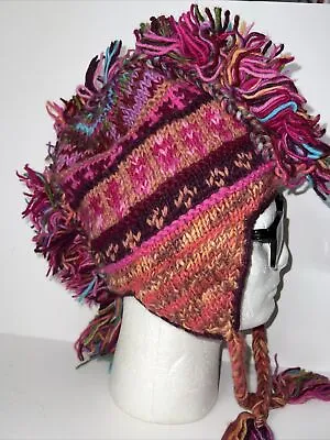 Mohawk Handmade Indian Peruvian Knitting Hat  • $12.50