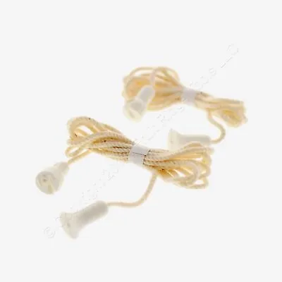 2 Leviton 3ft Light Socket Cord Lampholder Pull Chain String Ropes W/Tassel 8010 • $6.64