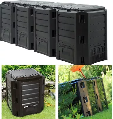 Garden Composter 380L - 800L - 1200L - 1600L Thermal Organic Compost Modular Bin • £95.95