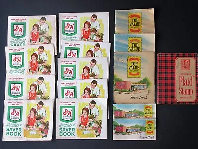 15 Vintage Top Value S & H MacDonald Stamps Saver Book Lot Trading Advertising • $12.99