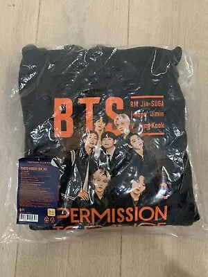 BTS PERMISSION TO DANCE OFFICIAL MERCH PTD Photo Hoodie BK_XL Size EXTRA LARGE • $85